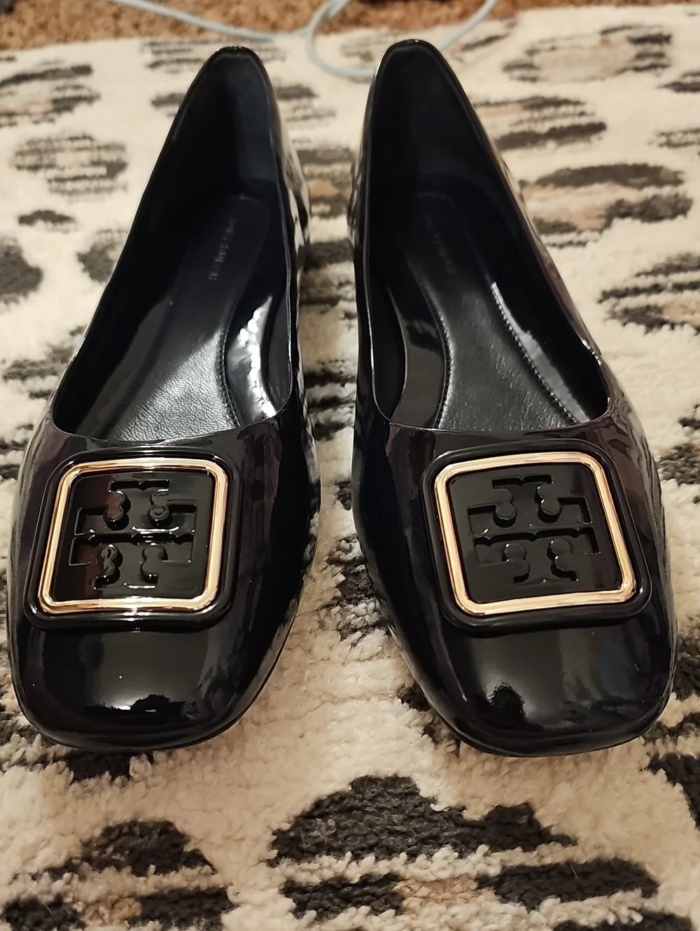 Tory Burch Georgia Loafer Flats Dress Shoes Slip On Patent Leather 10M